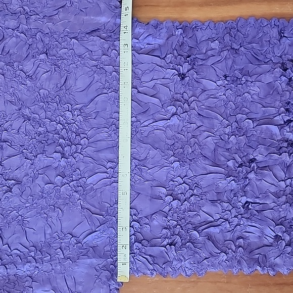 ✨️7✨️ORIGAMI Magic Scarf CRINKLE TOP, Purple, Stretch - Picture 5 of 6